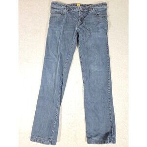 Meyer M5 Men's Jeans 34Wx34L Regular Fit Organic Cotton Blue Denim Dark Wash